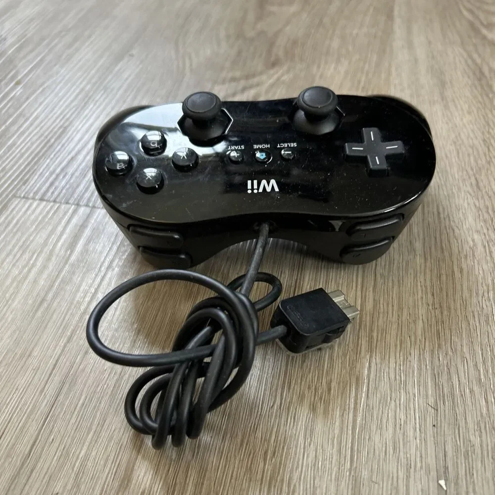 Wii Classic Controller Official Nintendo Authentic OEM Remote RVL-005 Tested